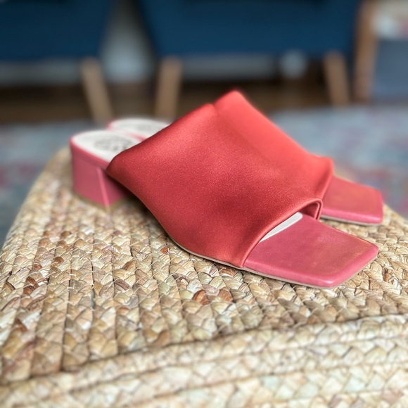 Vince Camuto Block Kitten Heels in Moroccan Clay - Picture 5 of 12